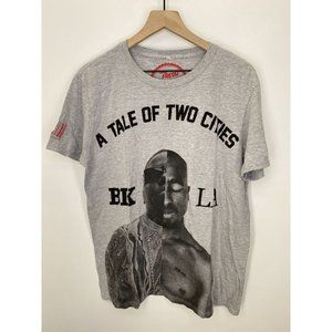 Served Fresh Crew Neck Short Sleeve Tee Shirt Gray